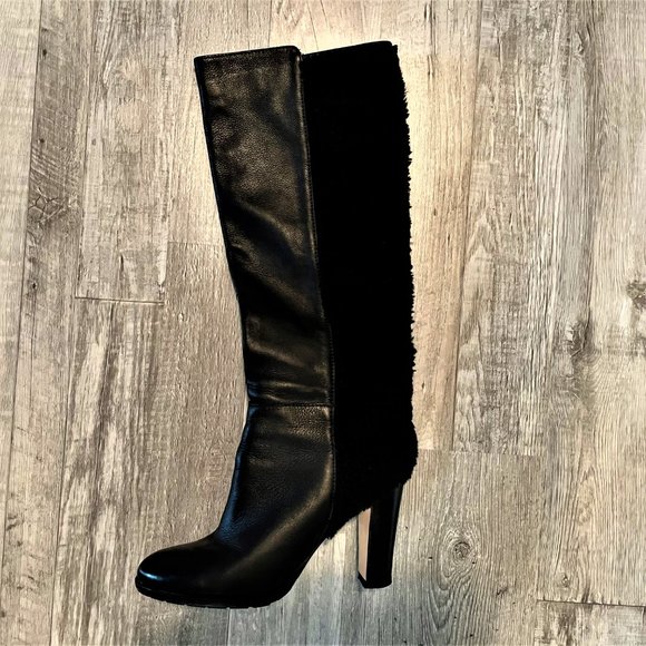 Shoes Black Stacked Heel Boot Poshmark